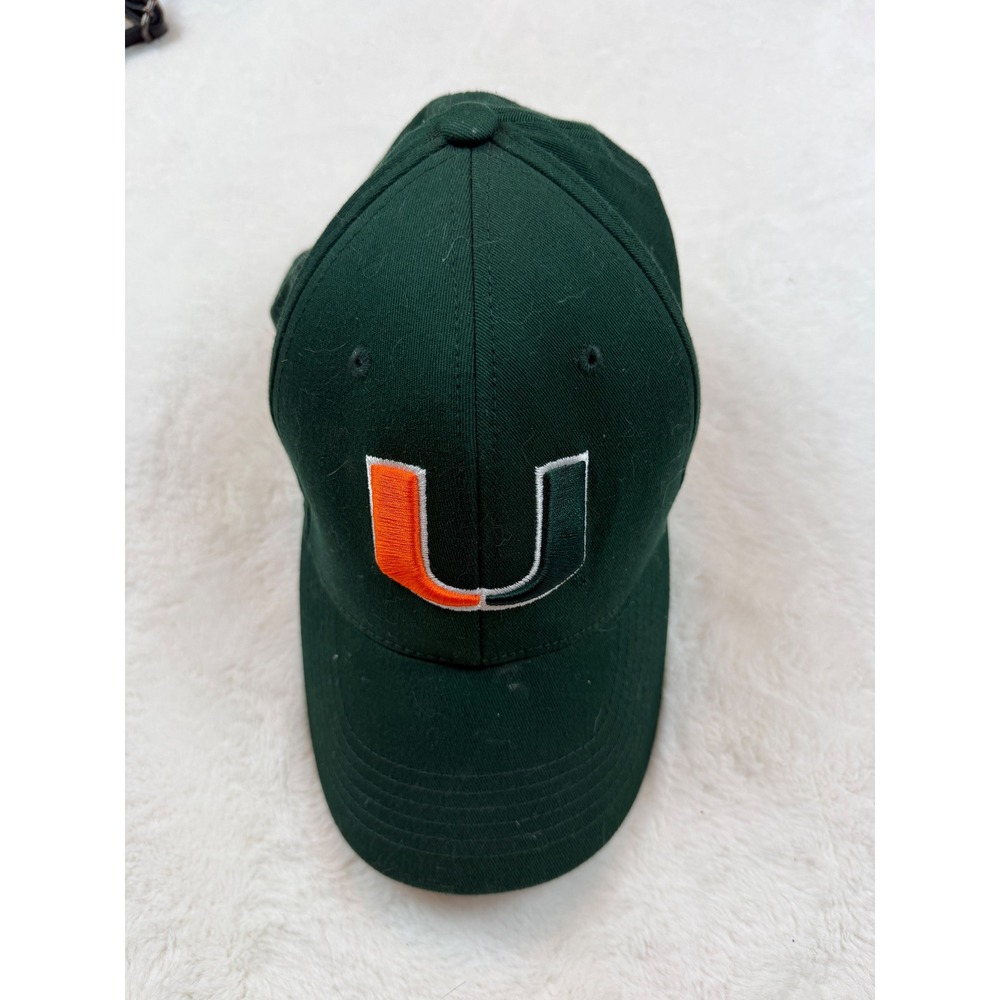 Russell Athletic Miami Hurricanes Hat Green Sebastian Ibis NCAA Cap One Size